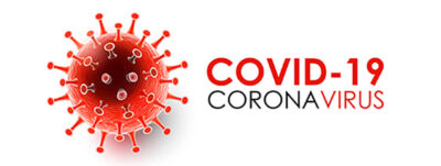 Corona Virus image with COVID-19 Corona Virus next to it