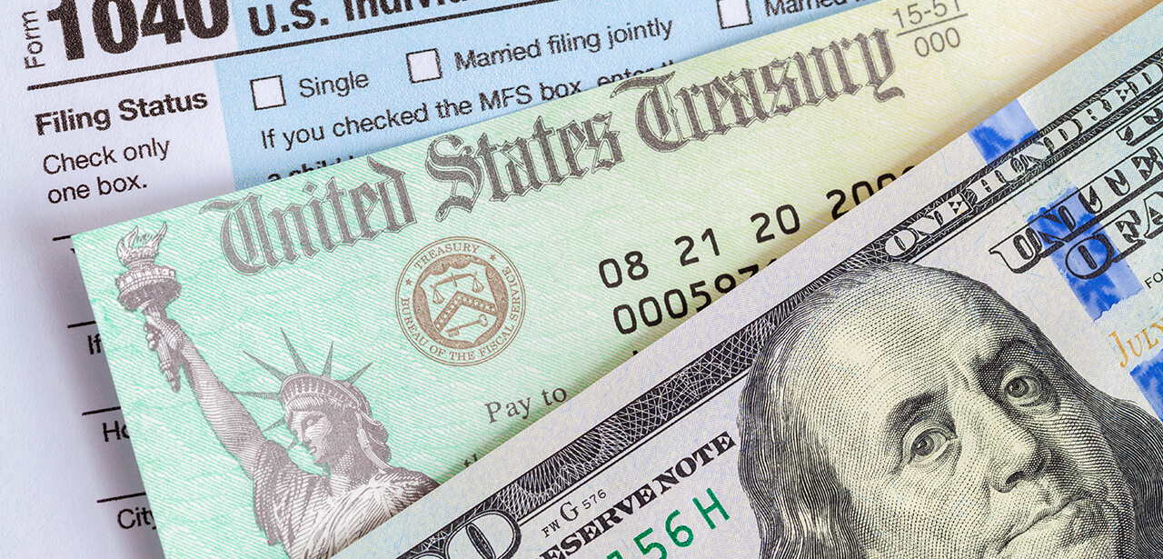 Money, U.S. Tax Return Check, Tax Form 1040